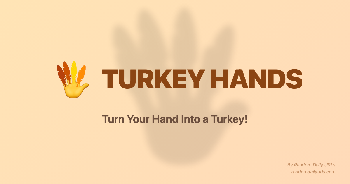 Turkey Hands