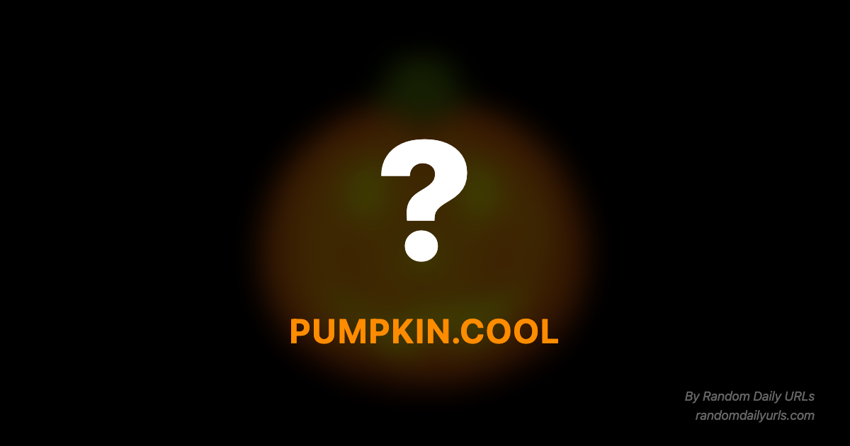 Pumpkin Cool